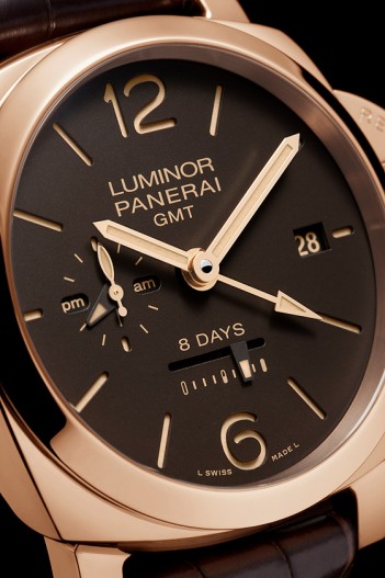 Repliche-Panerai-Luminor-1950-8-Days-GMT-Oro-Rosso