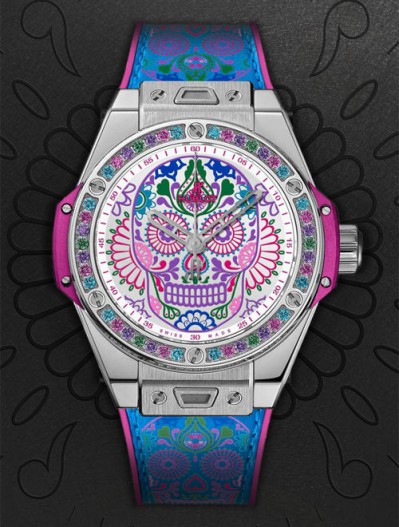 repliche-hublot-big-bang-one-click-calavera-catrina-1